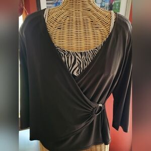 Womans Studio 1 size 18 Brown top with cami